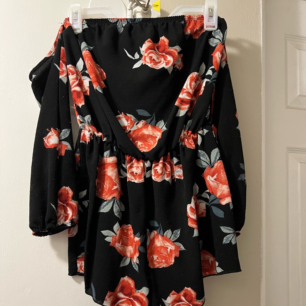Off the shoulder romper